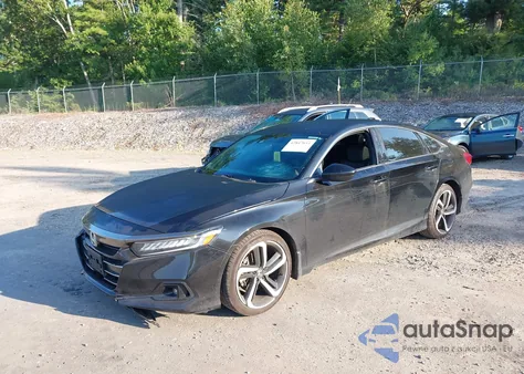 2021 Honda Accord Sport from USA, damaged, VIN 1HGCV1F3XMA089969